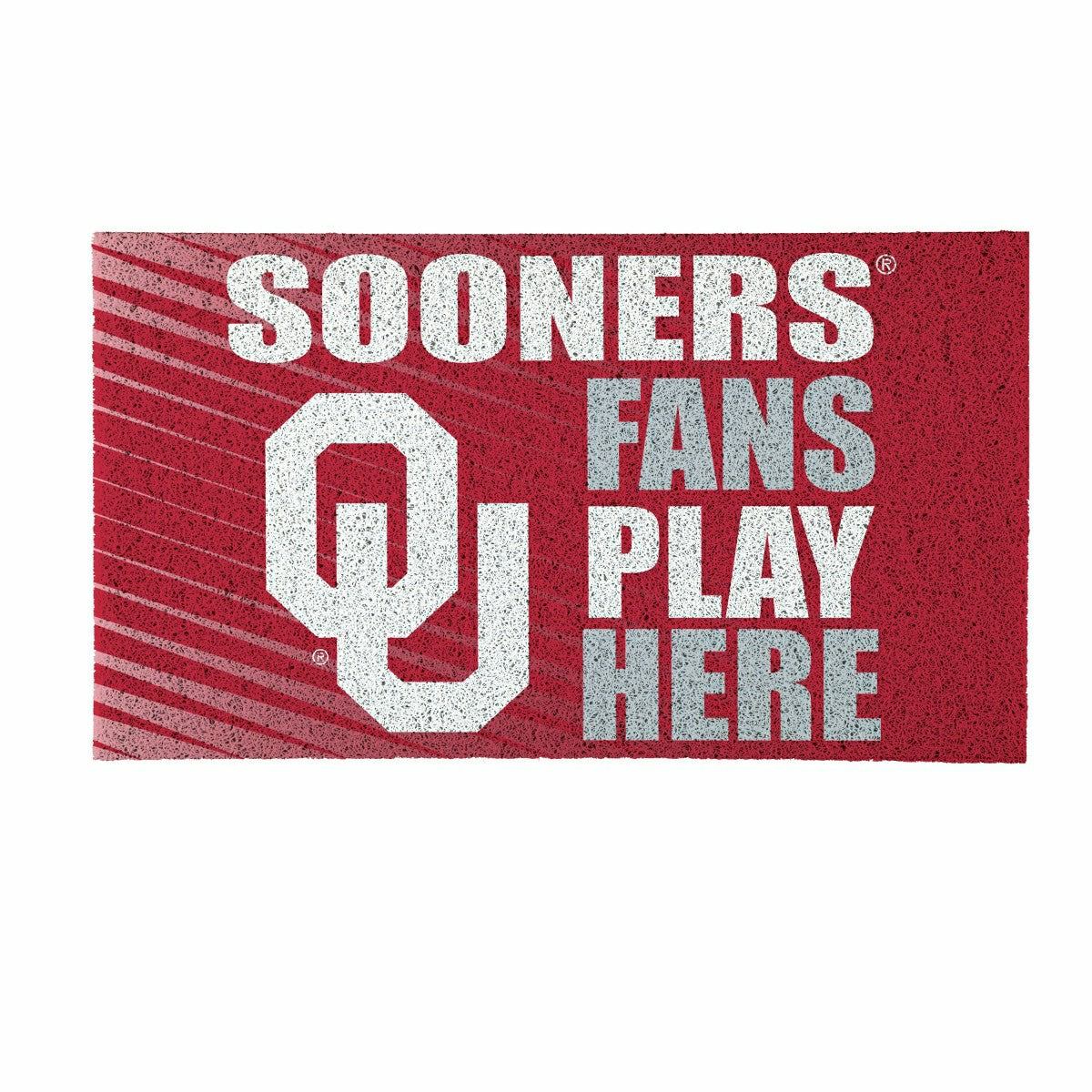 University of Oklahoma Fan Mat, 28"x16", Collegiate