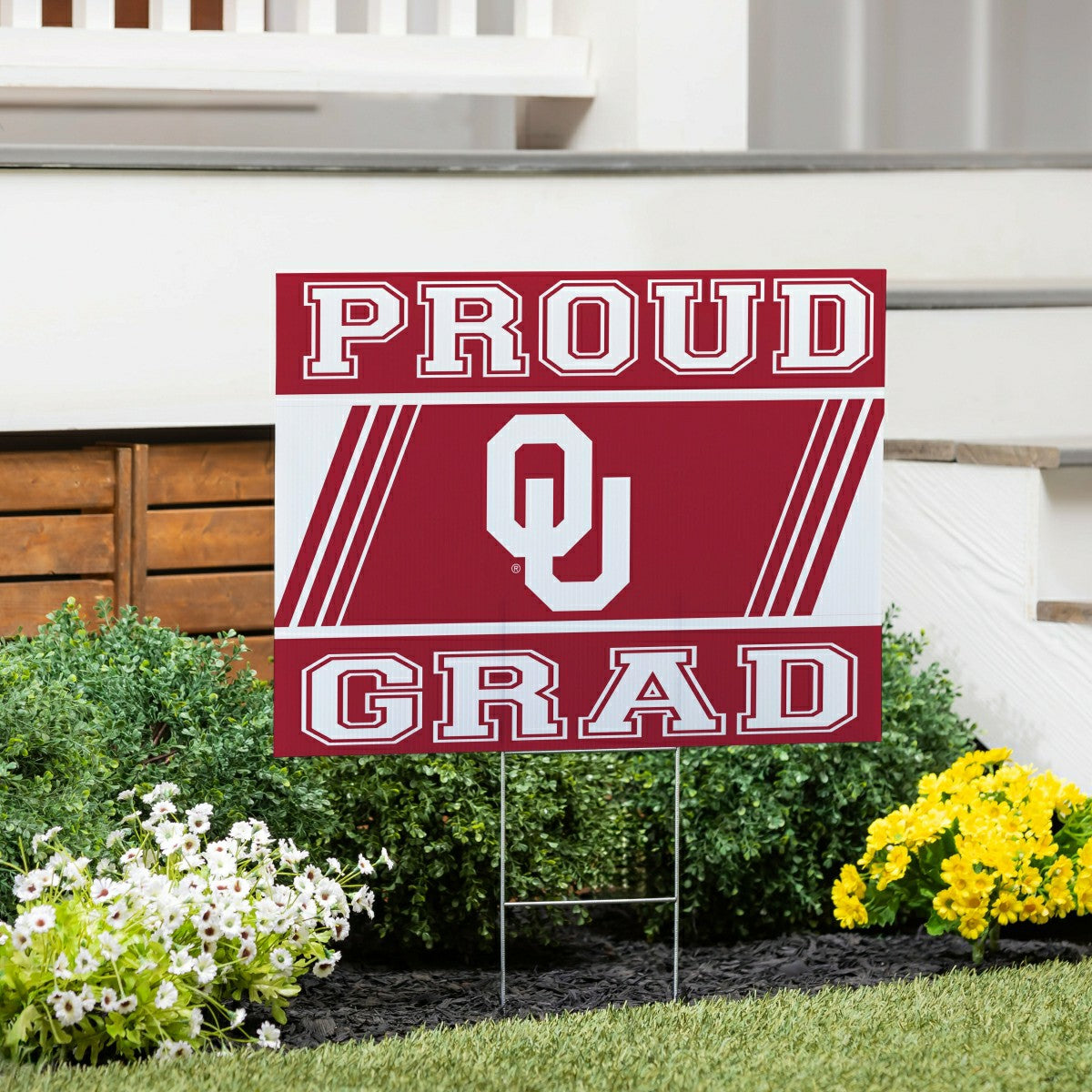 University of Oklahoma Coroplast Yard Sign Graduate, Collegiate, Home