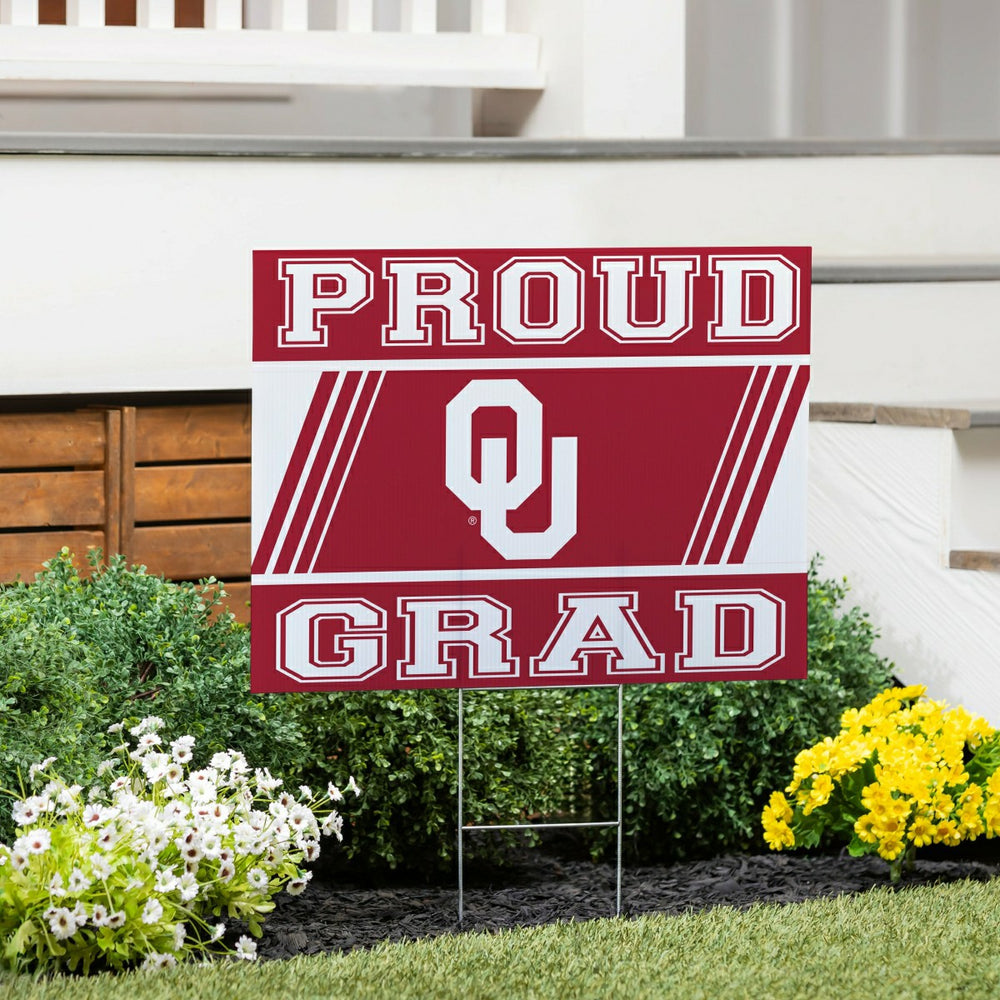 University of Oklahoma Coroplast Yard Sign Graduate, Collegiate, Home