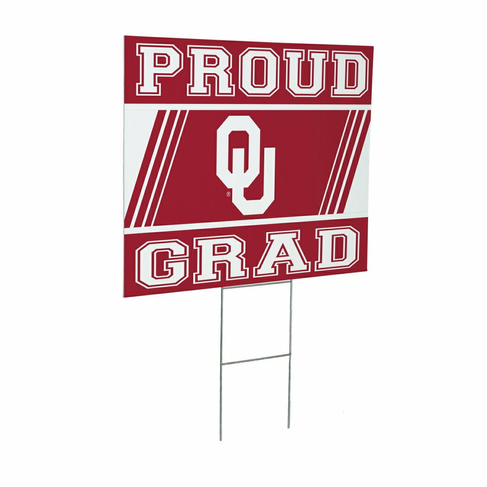 University of Oklahoma Coroplast Yard Sign Graduate, Collegiate, Home