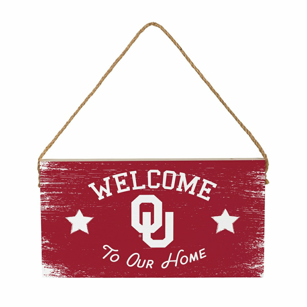 University of Oklahoma Wood Wall Sign, 6x11, Collegiate, Home
