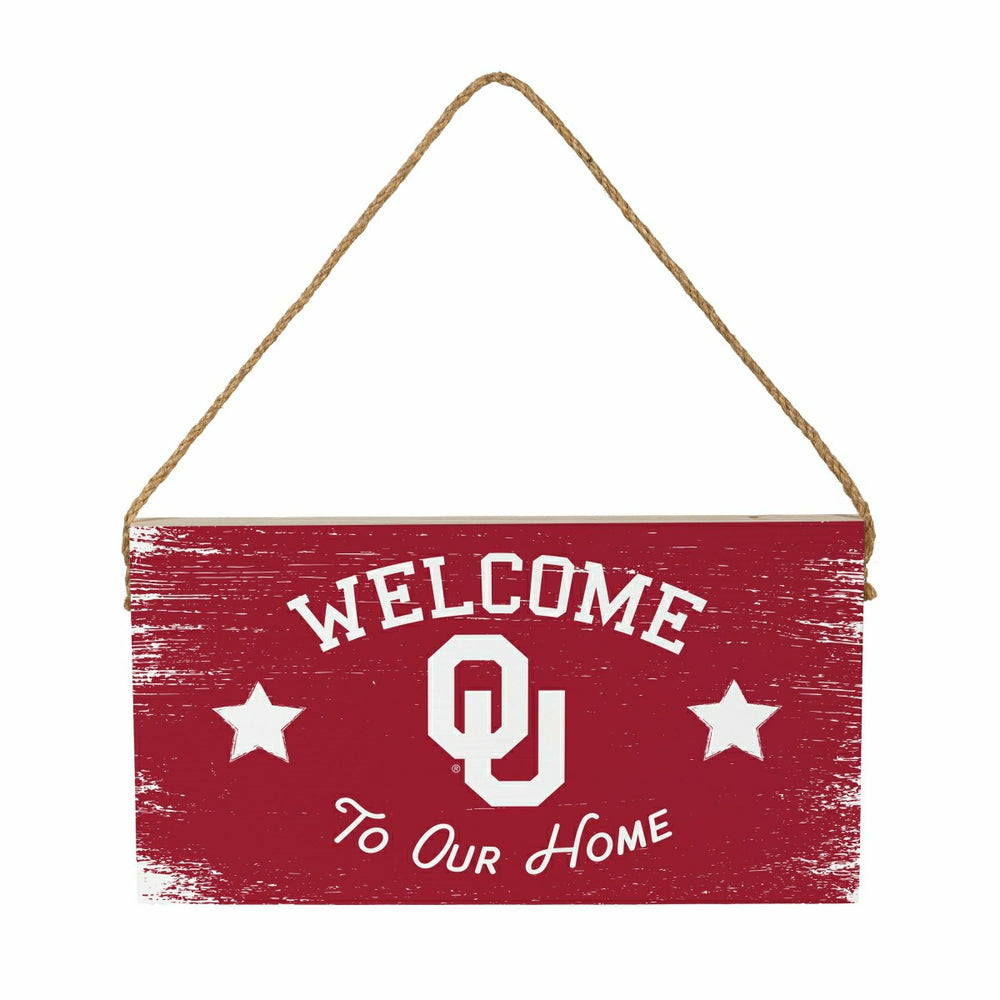 University of Oklahoma Wood Wall Sign, 6x11, Collegiate, Home