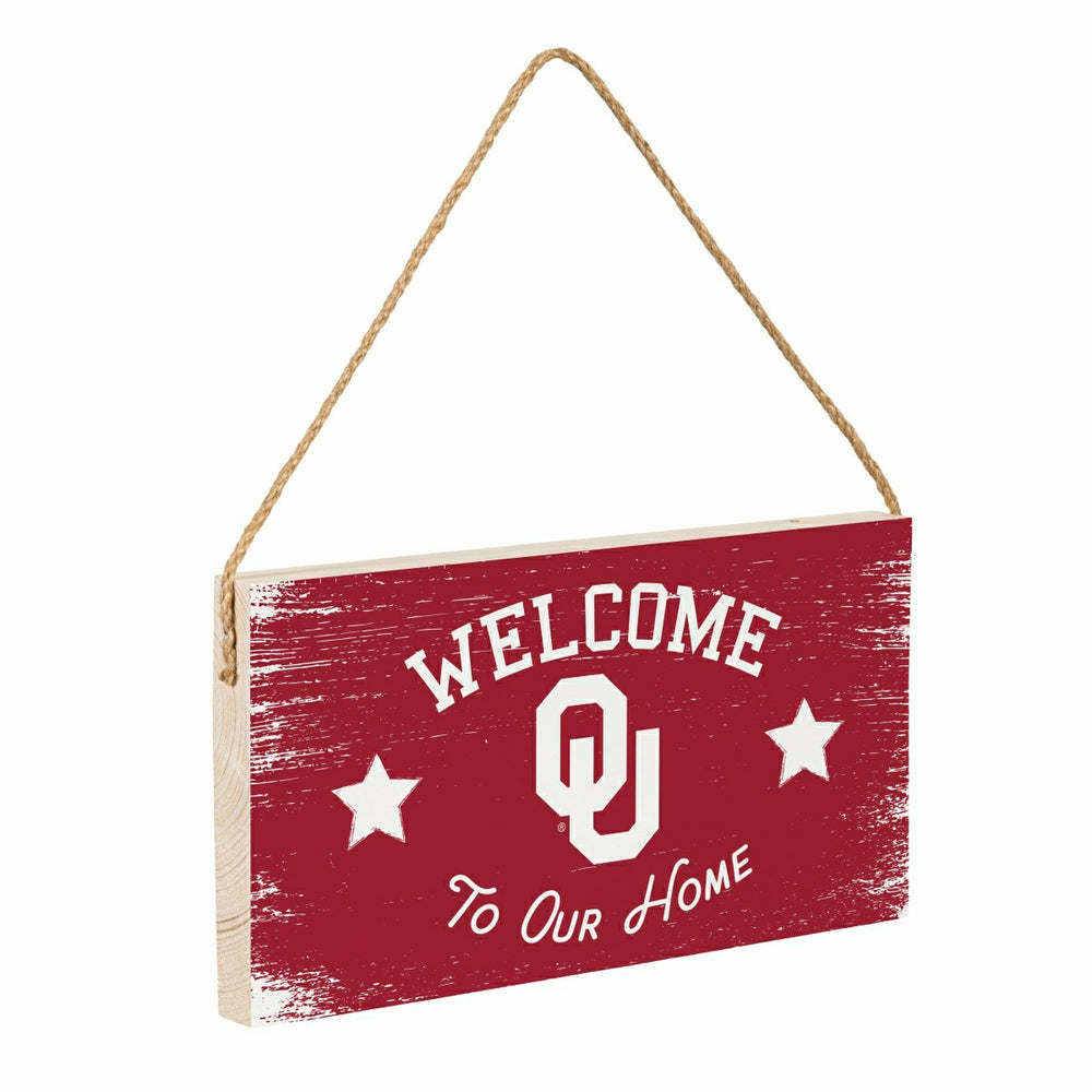 University of Oklahoma Wood Wall Sign, 6x11, Collegiate, Home