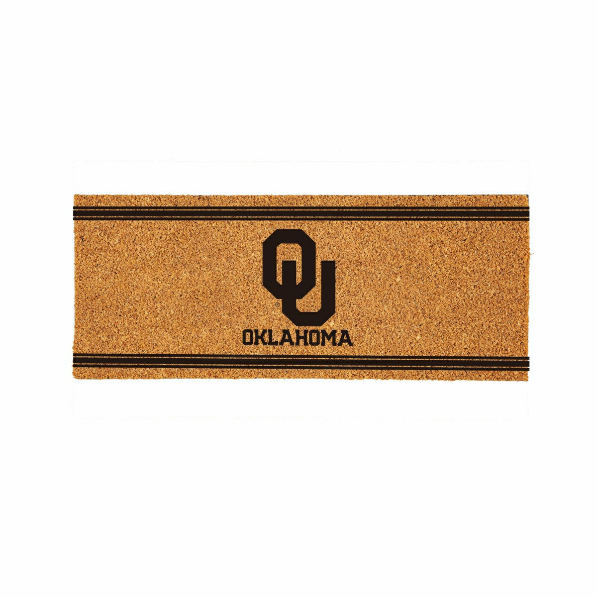 University of Oklahoma Extra Large One Color Coir Mat, 60"x24", Collegiate