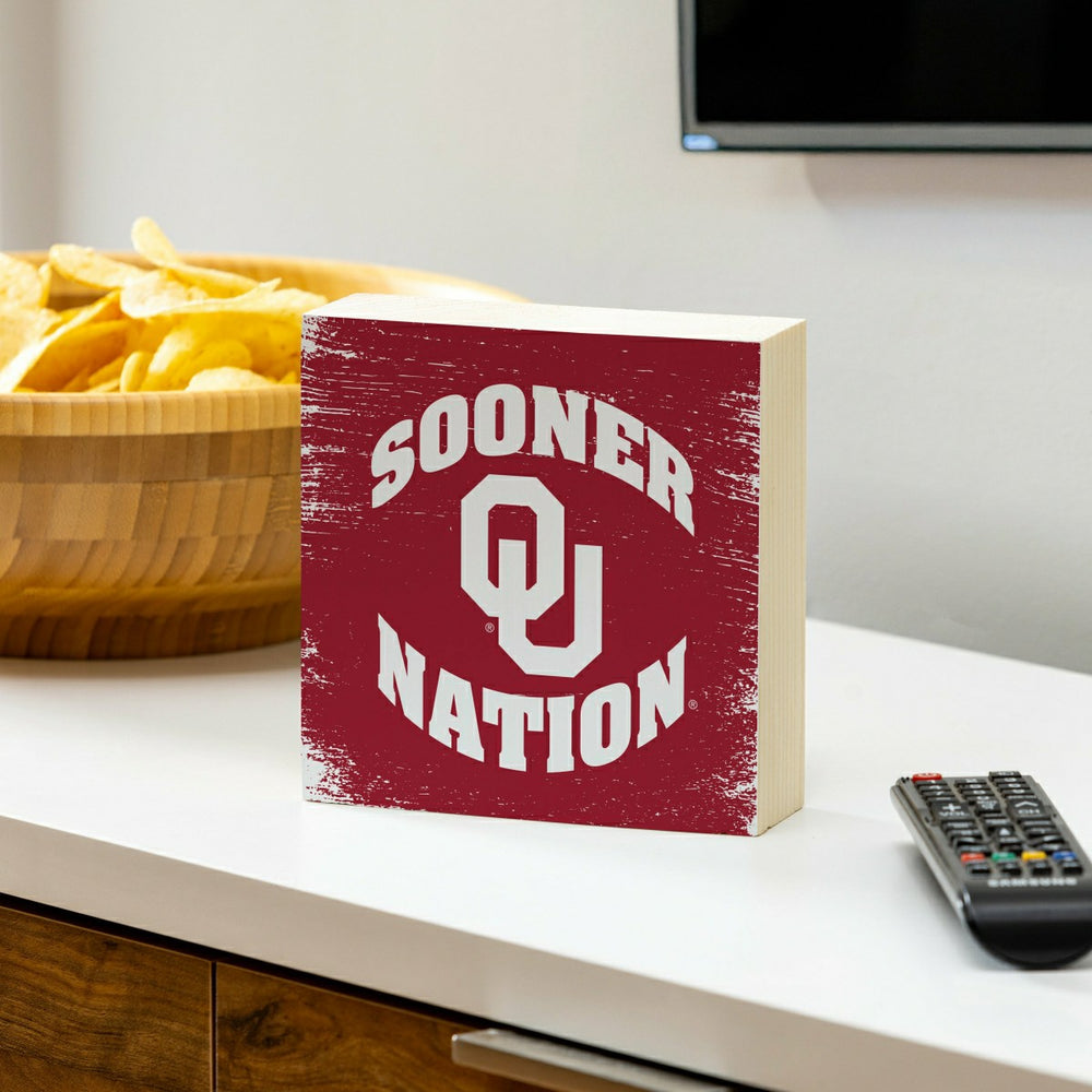 University of Oklahoma Plock, Down Home Fans, 6x6, Collegiate, Home