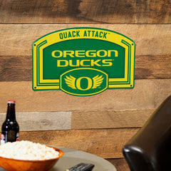 University of Oregon USA Embossed Steel Wall Sign, 11" x 17", Collegiate, Home