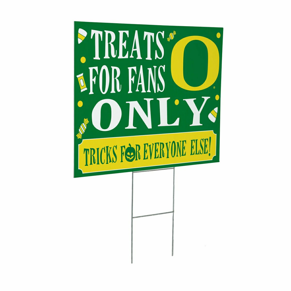 University of Oregon Yard Sign, Halloween Treats for Fans, Collegiate, Home