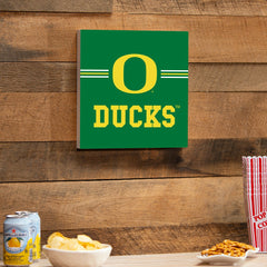 University of Oregon Wood Wall Sign, 12x12, Collegiate, Home