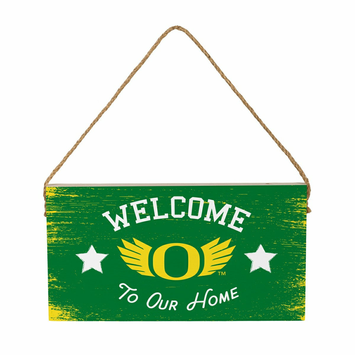 University of Oregon Wood Wall Sign, 6x11, Collegiate, Home