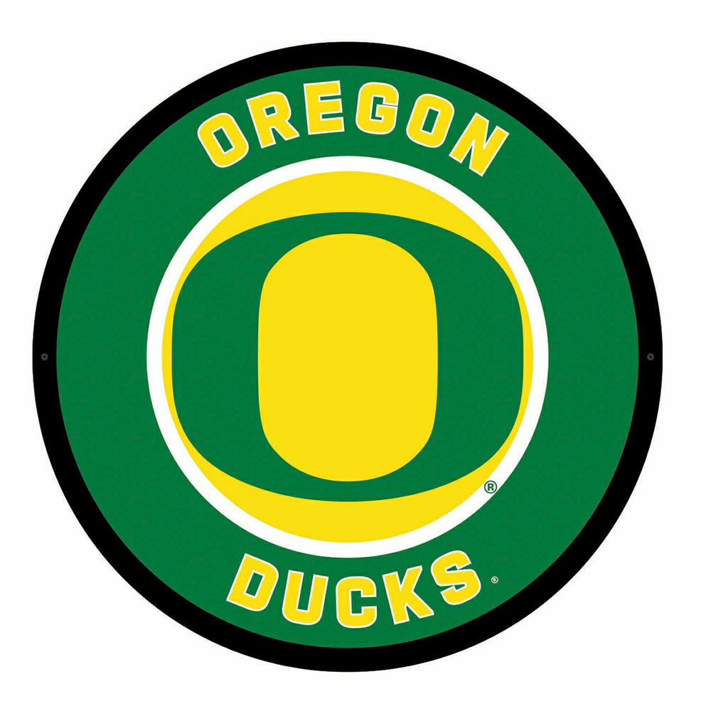 LED Wall Decor, Round, University of Oregon, Collegiate, Home