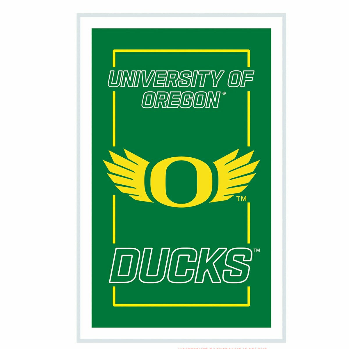 University of Oregon College Rectangle Neolite LED Decor, Collegiate, Home
