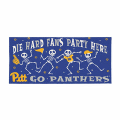 University of Pittsburgh Flocked Coir Halloween Sassafras Switch Mat, , Collegiate