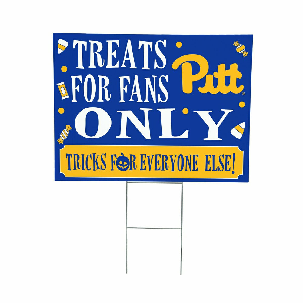 University of Pittsburgh Yard Sign, Halloween Treats for Fans, Collegiate, Home
