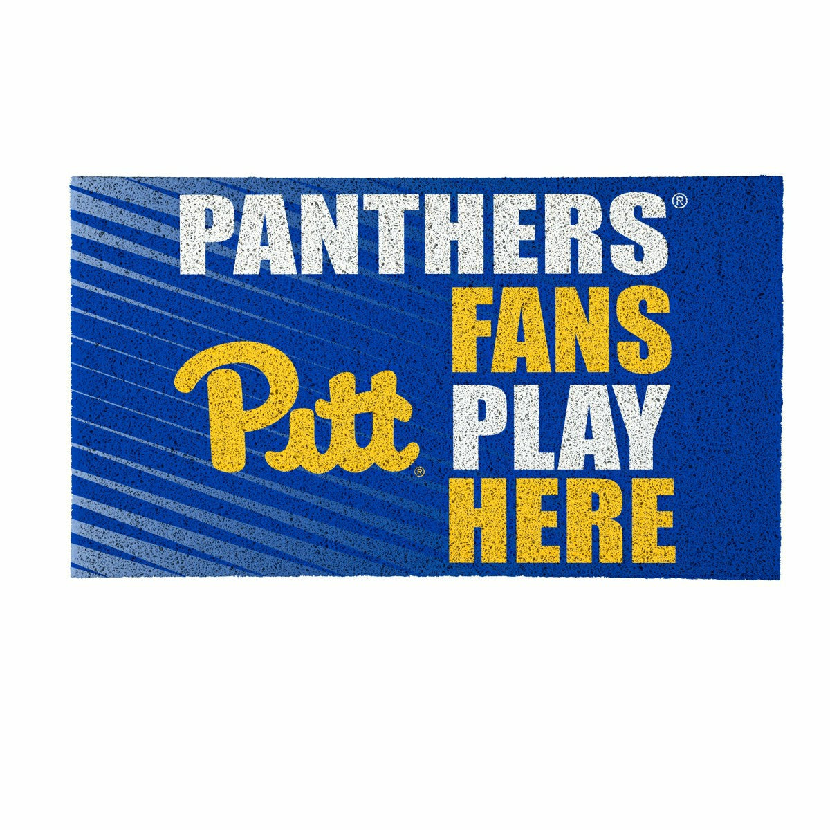 University of Pittsburgh Fan Mat, 28"x16", Collegiate