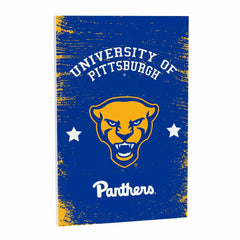 University of Pittsburgh Wood Wall Sign, 16x24, Collegiate, Home
