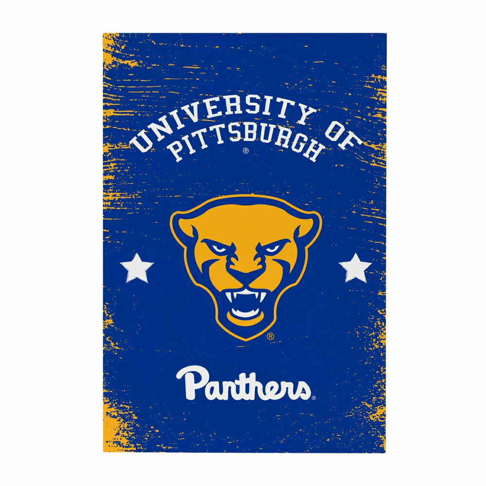 University of Pittsburgh Wood Wall Sign, 16x24, Collegiate, Home