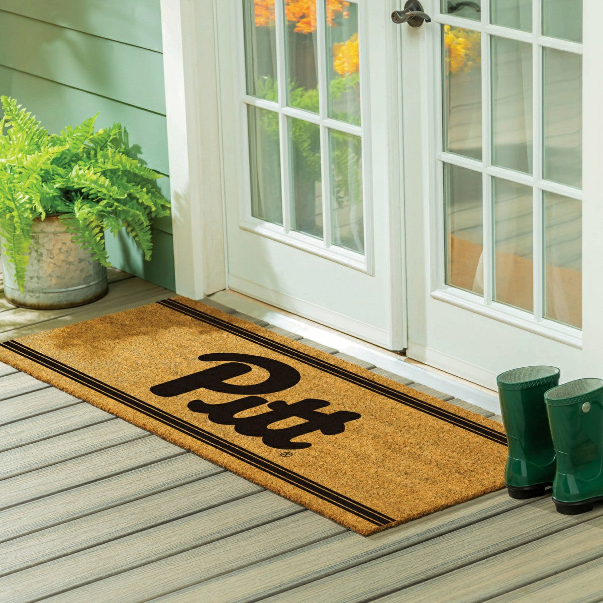 University of Pittsburgh Extra Large One Color Coir Mat, 60"x24", Collegiate