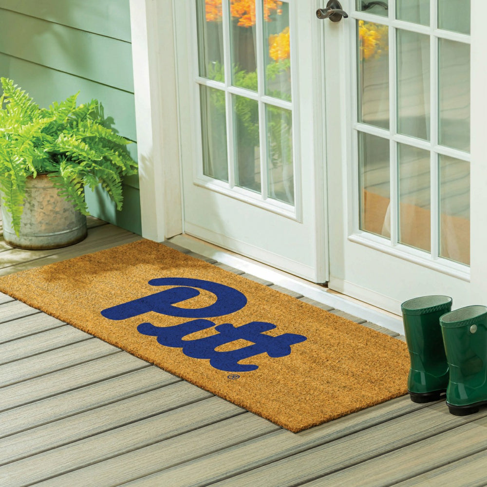 University of Pittsburgh Extra Large Full Color Coir Mat, 60"x24", Collegiate