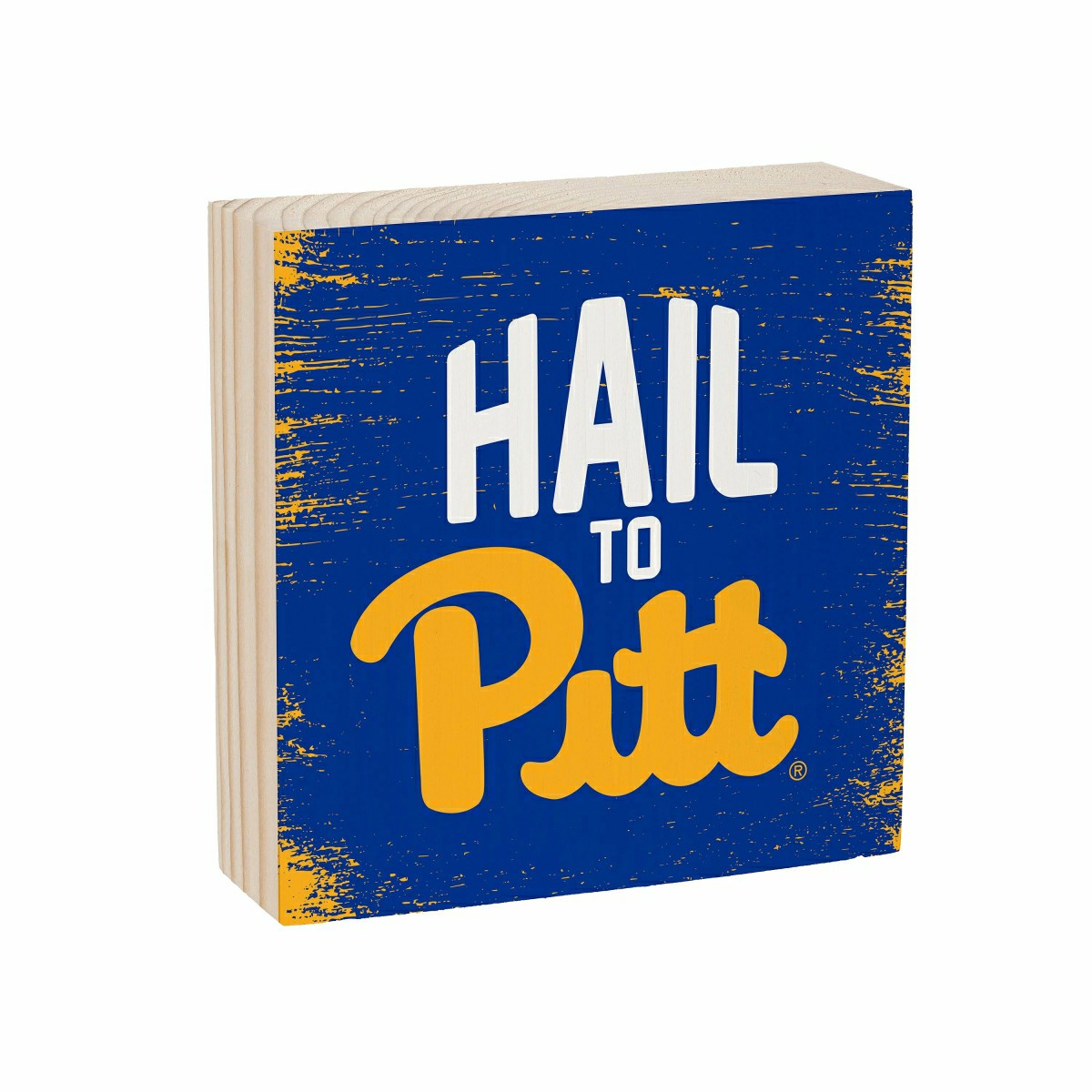 University of Pittsburgh Plock, Down Home Fans, 6x6, Collegiate, Home