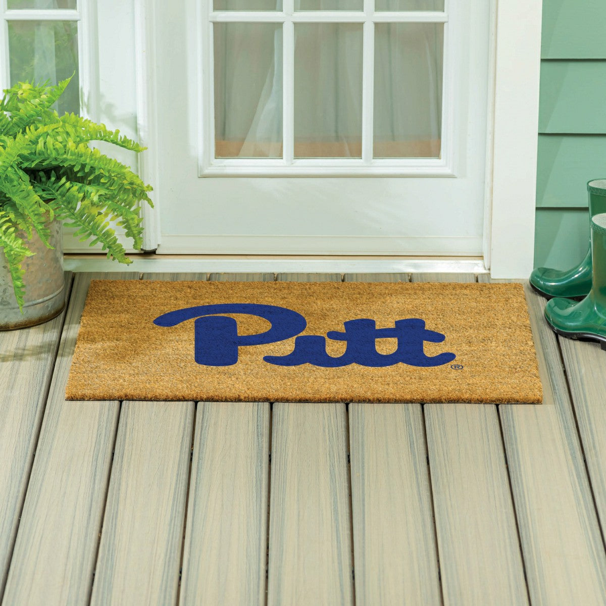University of Pittsburgh Large Full Color Coir Mat, 36"x24", Collegiate