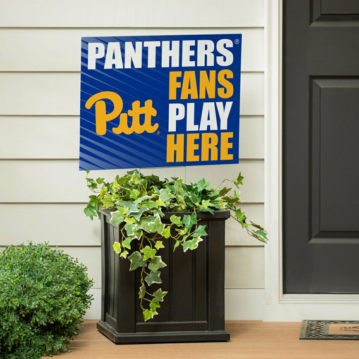University of Pittsburgh Coroplast Yard Sign "Fans Play Here", Collegiate, Home