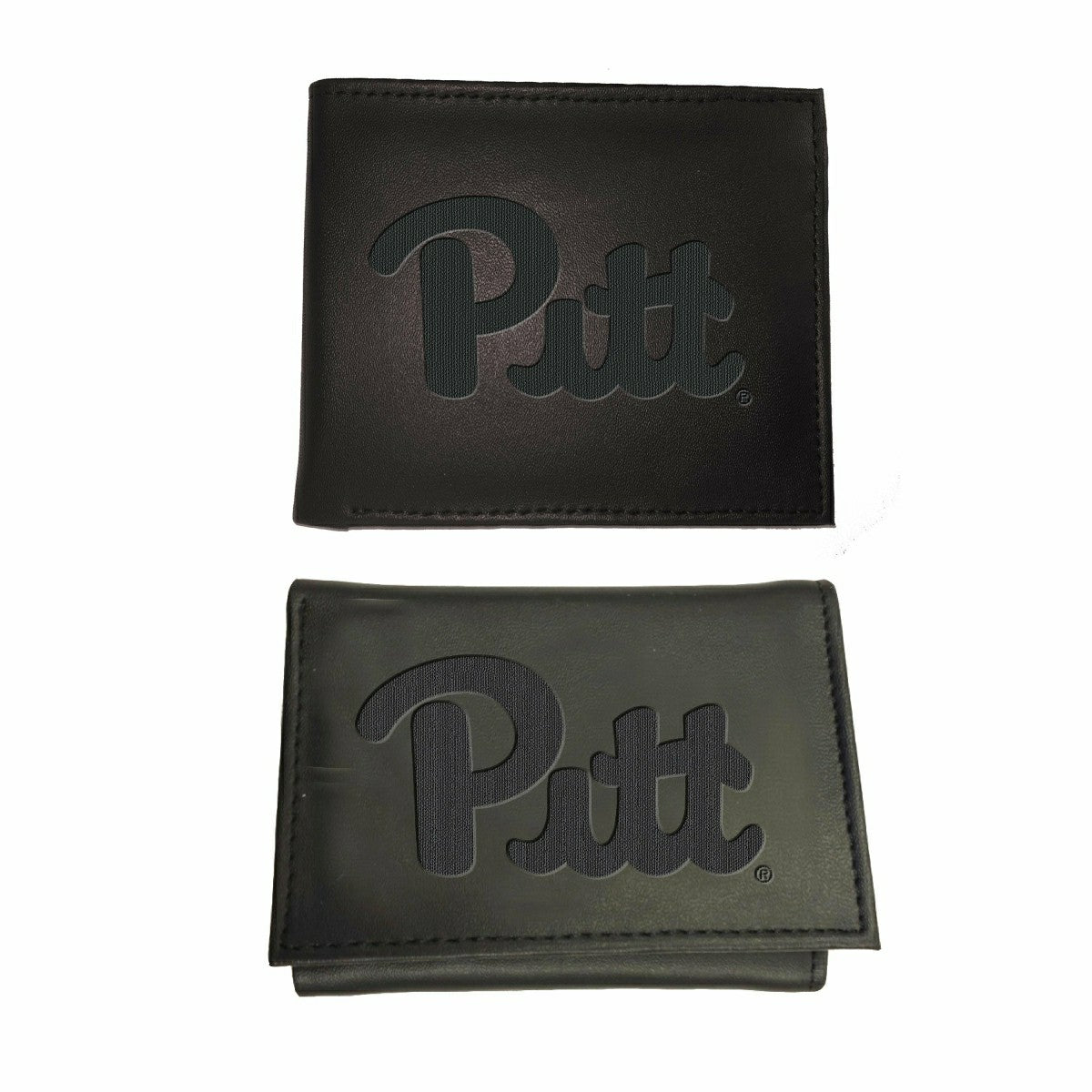 University of Pittsburgh, Bi-Fold and Tri-Fold Wallet Gift Set, Black, Collegiate, Home