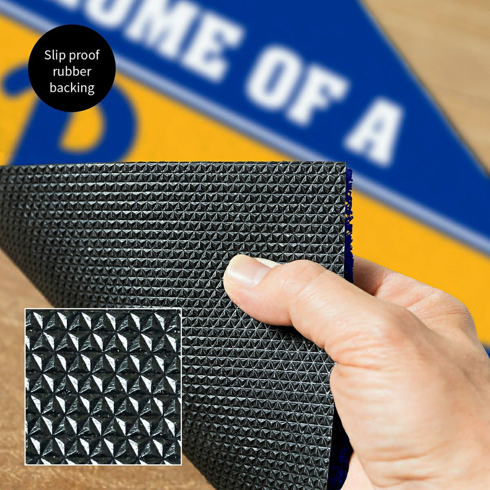 University of Pittsburgh, PVC Mat COLOR, Home of a Fan, Collegiate