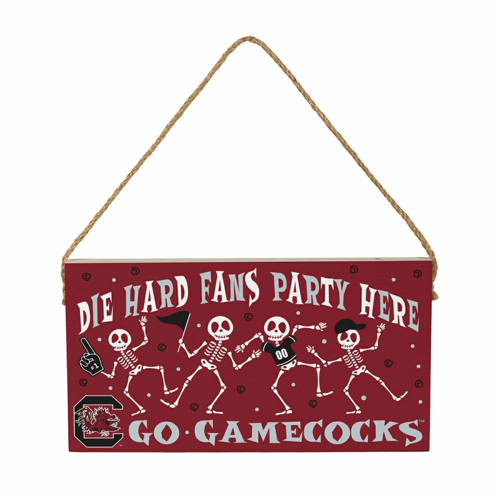 University of South Carolina Halloween Wood Wall Sign, 6x11, Collegiate, Home