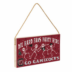 University of South Carolina Halloween Wood Wall Sign, 6x11, Collegiate, Home