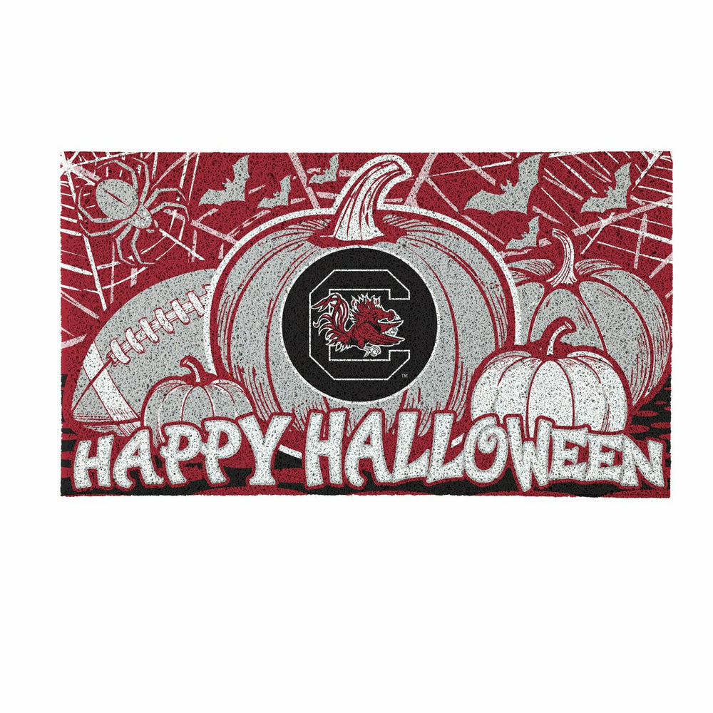 University of South Carolina Halloween PVC Mat, 28"x16", Collegiate