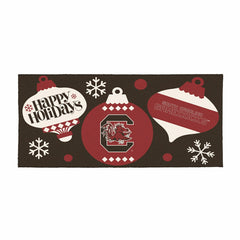 University of South Carolina Holiday Flocked Coir Sassafras Switch Mat, Collegiate