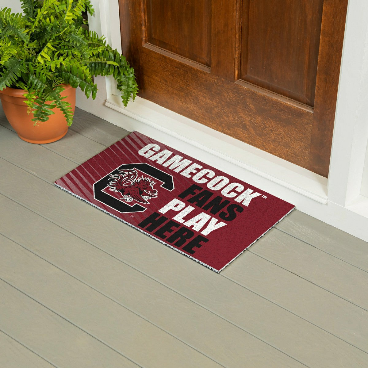 University of South Carolina Fan Mat, 28"x16", Collegiate