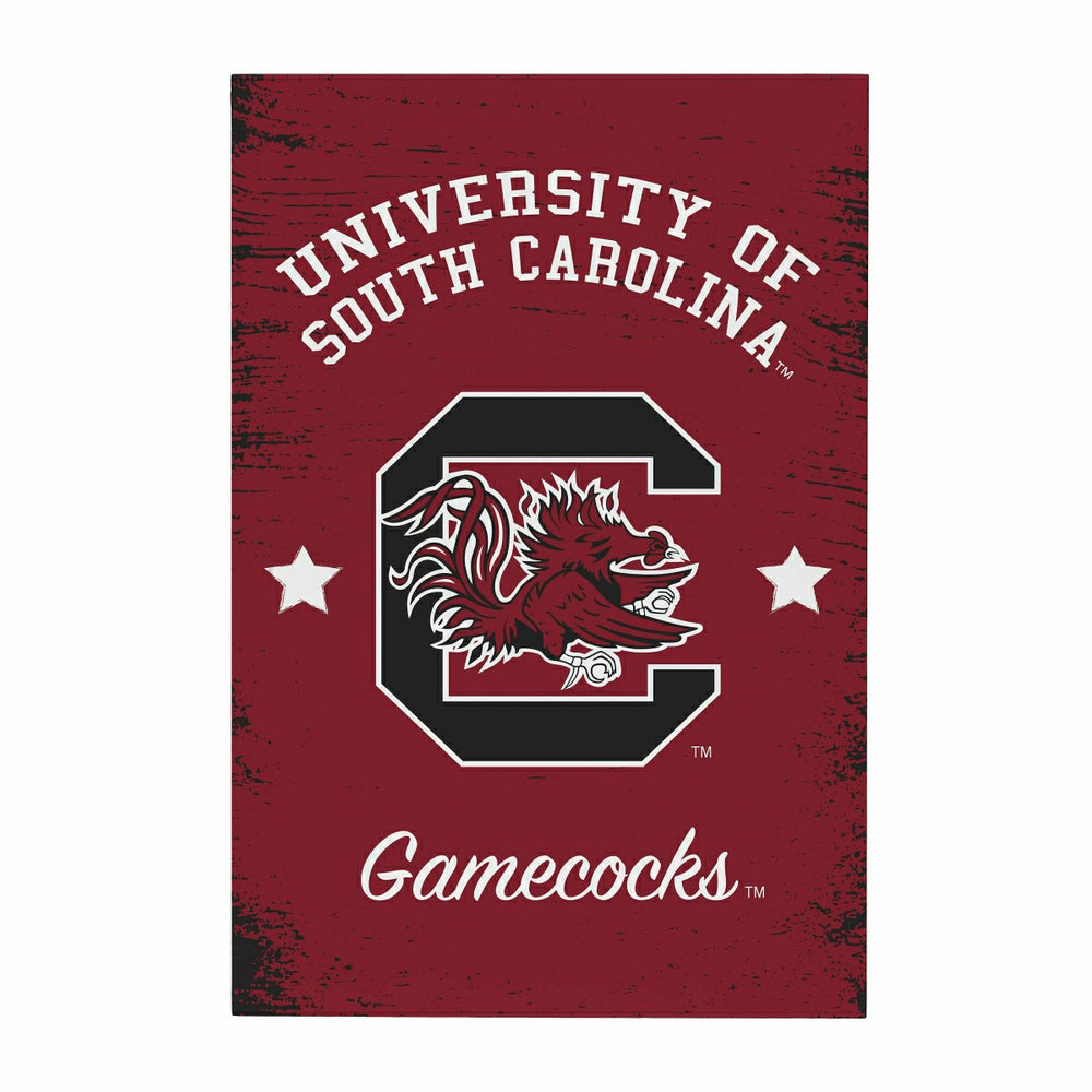 University of South Carolina Wood Wall Sign, 16x24, Collegiate, Home
