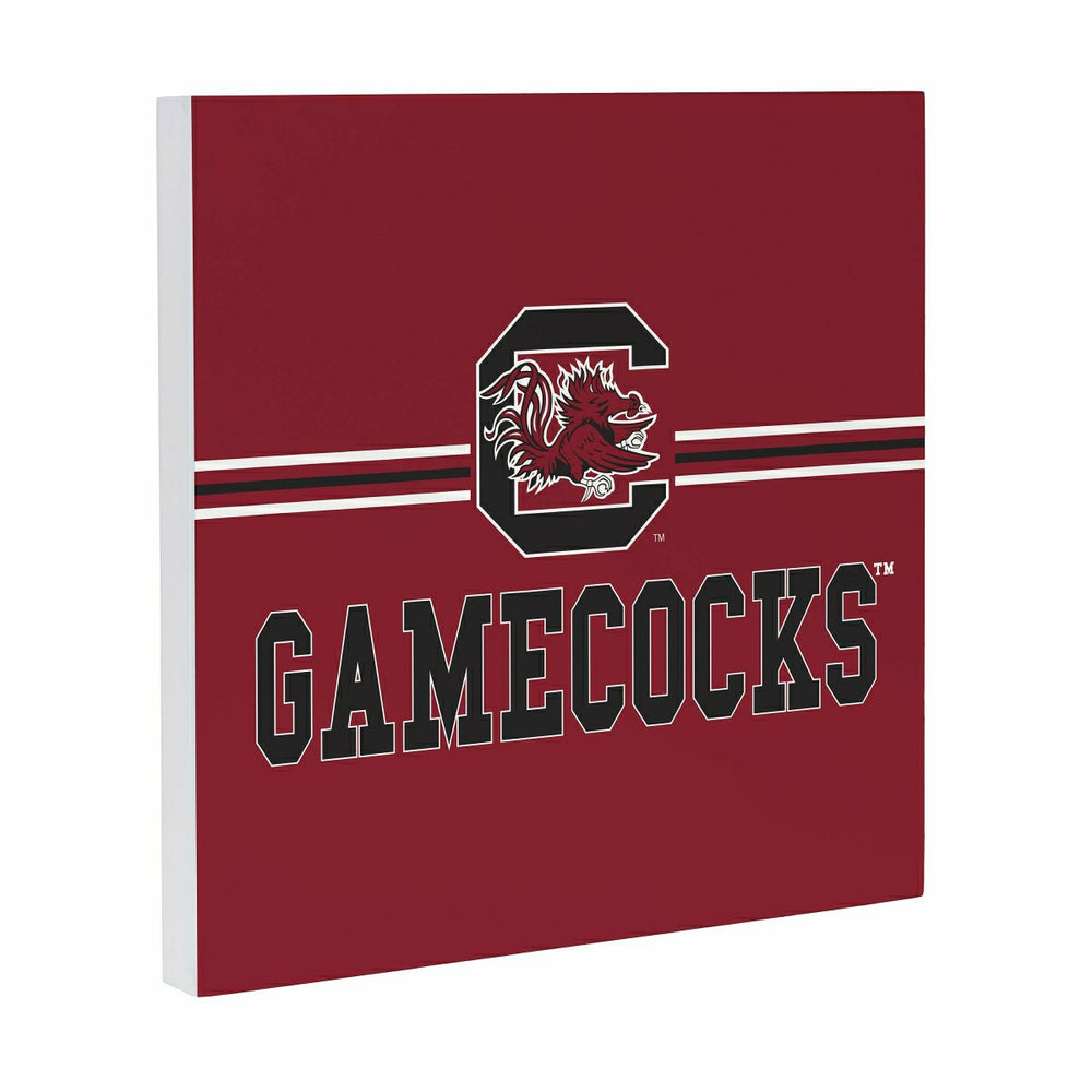 University of South Carolina Wood Wall Sign, 12x12, Collegiate, Home