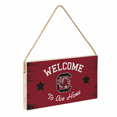 University of South Carolina Wood Wall Sign, 6x11, Collegiate, Home