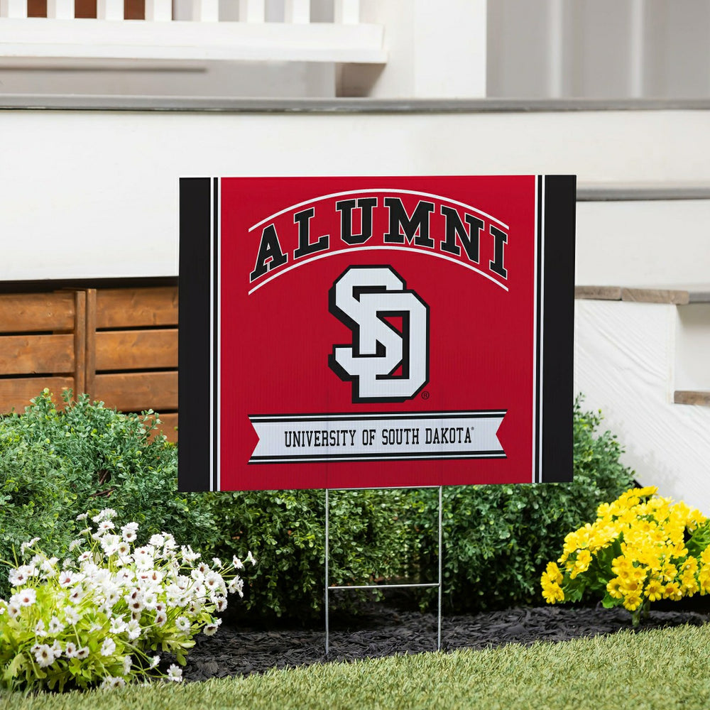 University of South Dakota Coroplast Yard Sign Alumni, Collegiate, Home