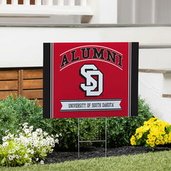 University of South Dakota Coroplast Yard Sign Alumni, Collegiate, Home