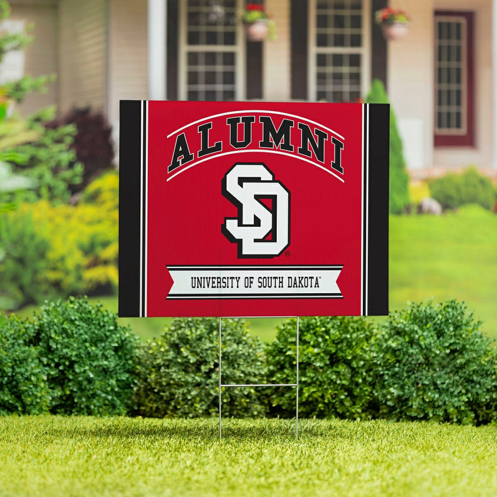 University of South Dakota Coroplast Yard Sign Alumni, Collegiate, Home