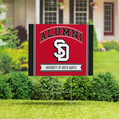 University of South Dakota Coroplast Yard Sign Alumni, Collegiate, Home