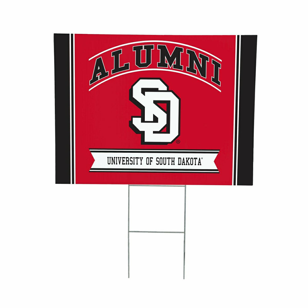 University of South Dakota Coroplast Yard Sign Alumni, Collegiate, Home