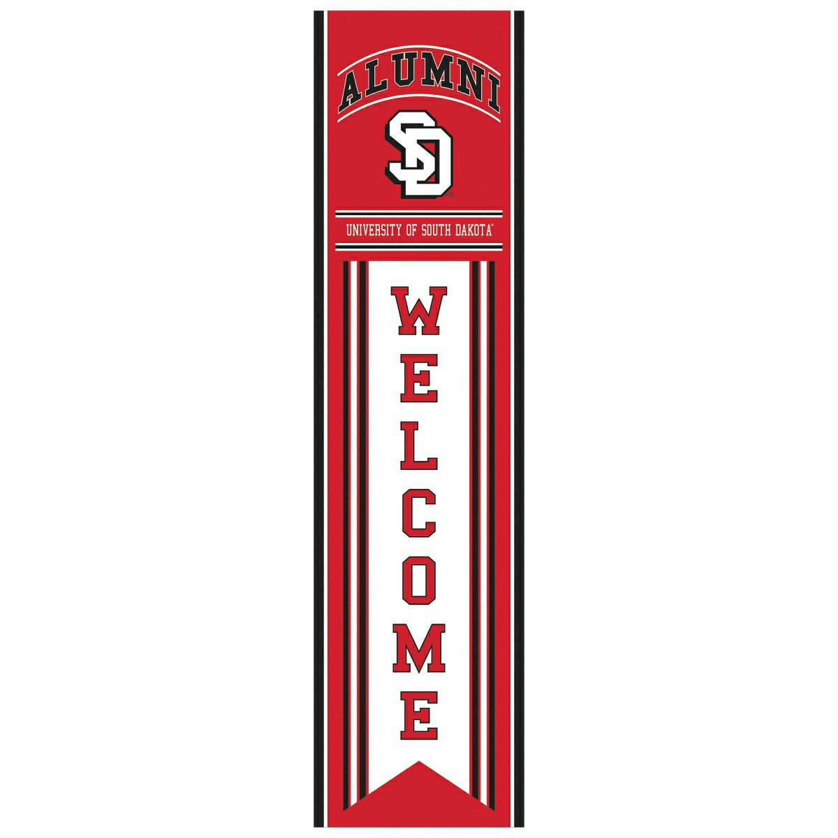 University of South Dakota Alumni Single Sided Large Leaner, 46", Collegiate, Home