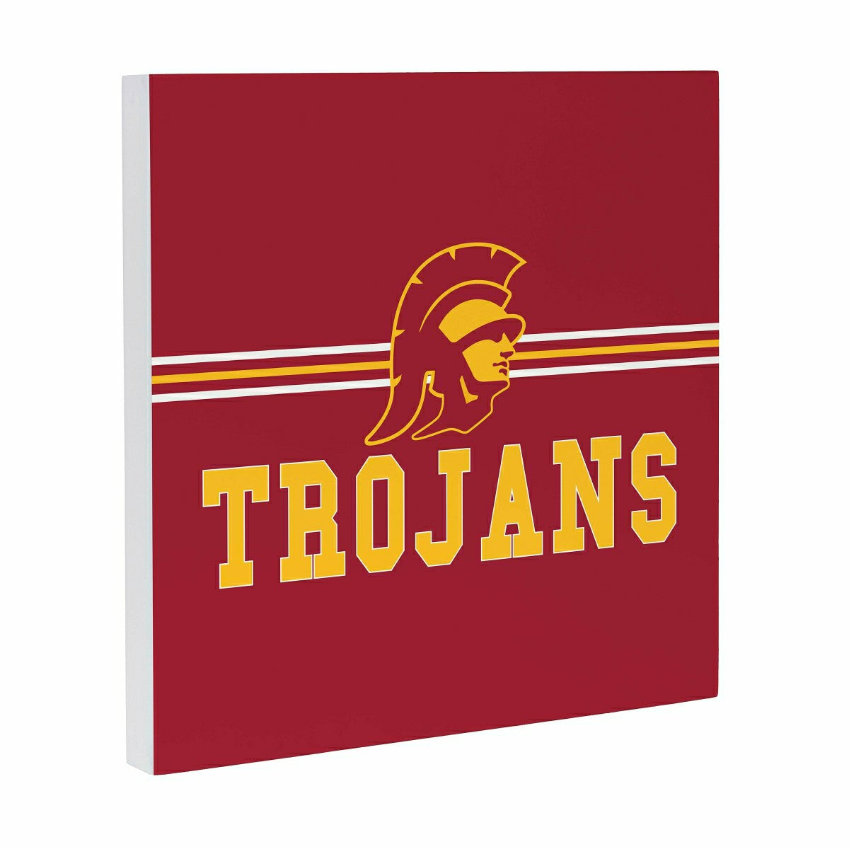 University of Southern California Wood Wall Sign, 12x12, Collegiate, Home