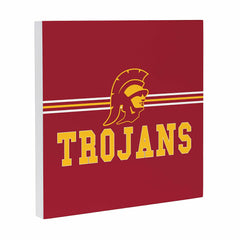 University of Southern California Wood Wall Sign, 12x12, Collegiate, Home