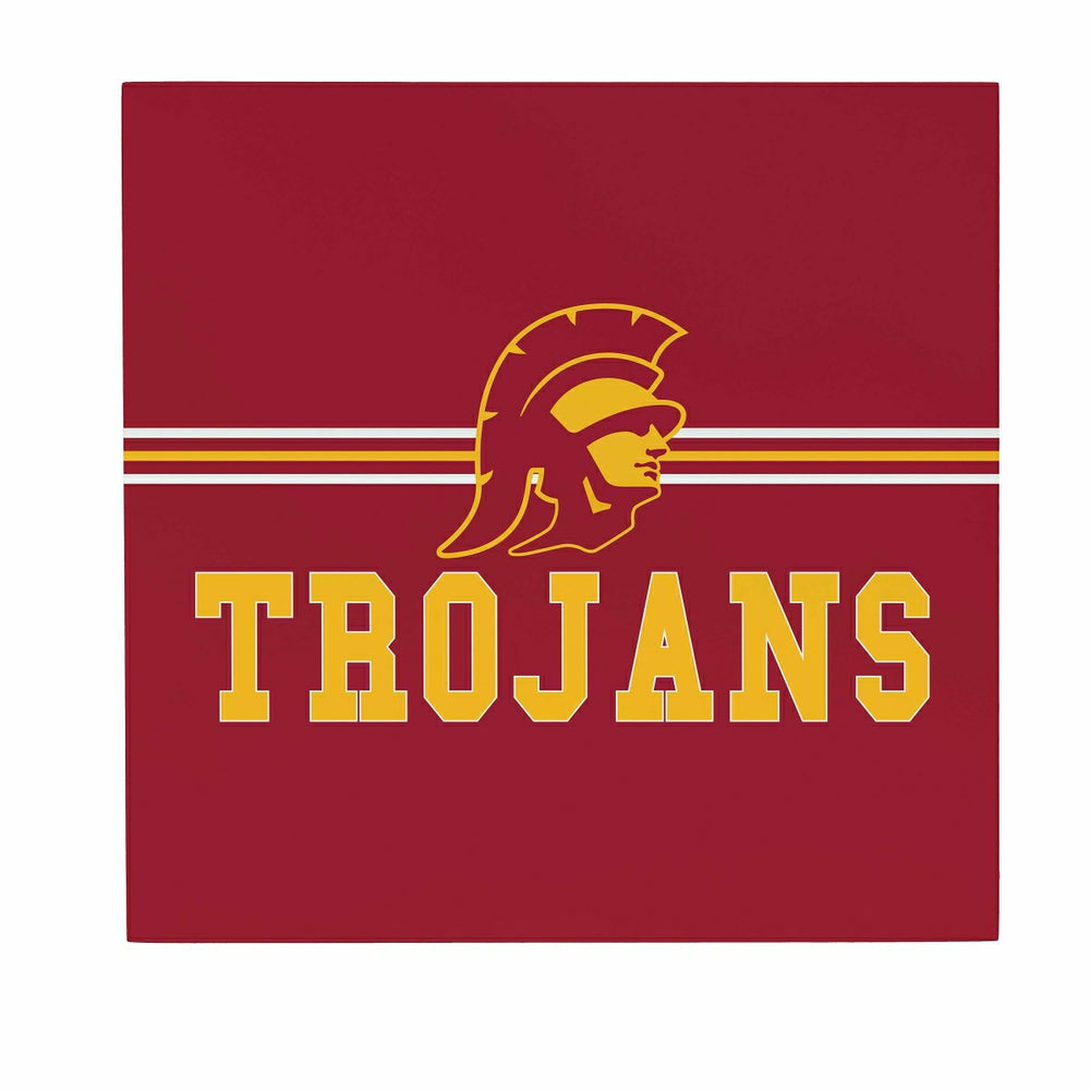 University of Southern California Wood Wall Sign, 12x12, Collegiate, Home