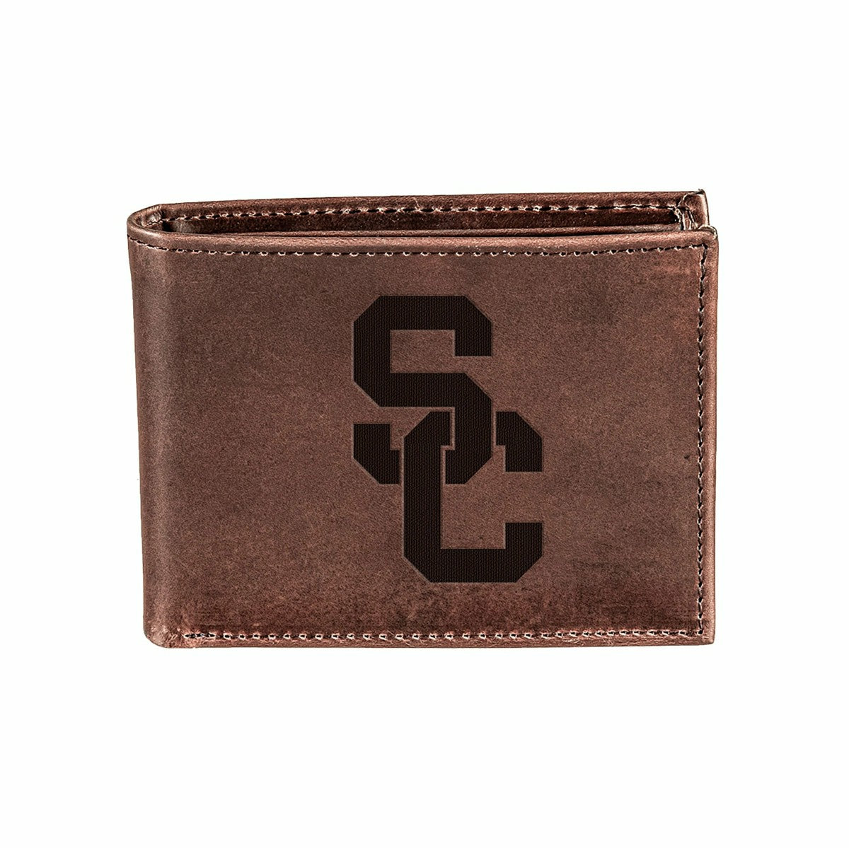 University of Southern California, Bi-Fold Wallet, Brown, CH, 100% Gen, Collegiate, Home
