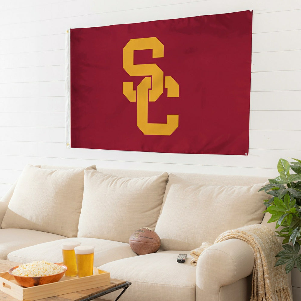 University of Southern California Single Sided Estate Flag, 2 Grommets, Collegiate, Home
