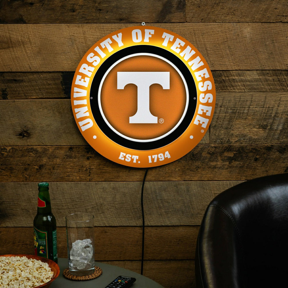 University of Tennessee, Metal Lite, Round, Collegiate