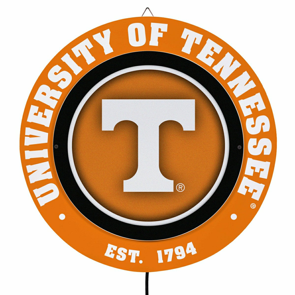 University of Tennessee, Metal Lite, Round, Collegiate