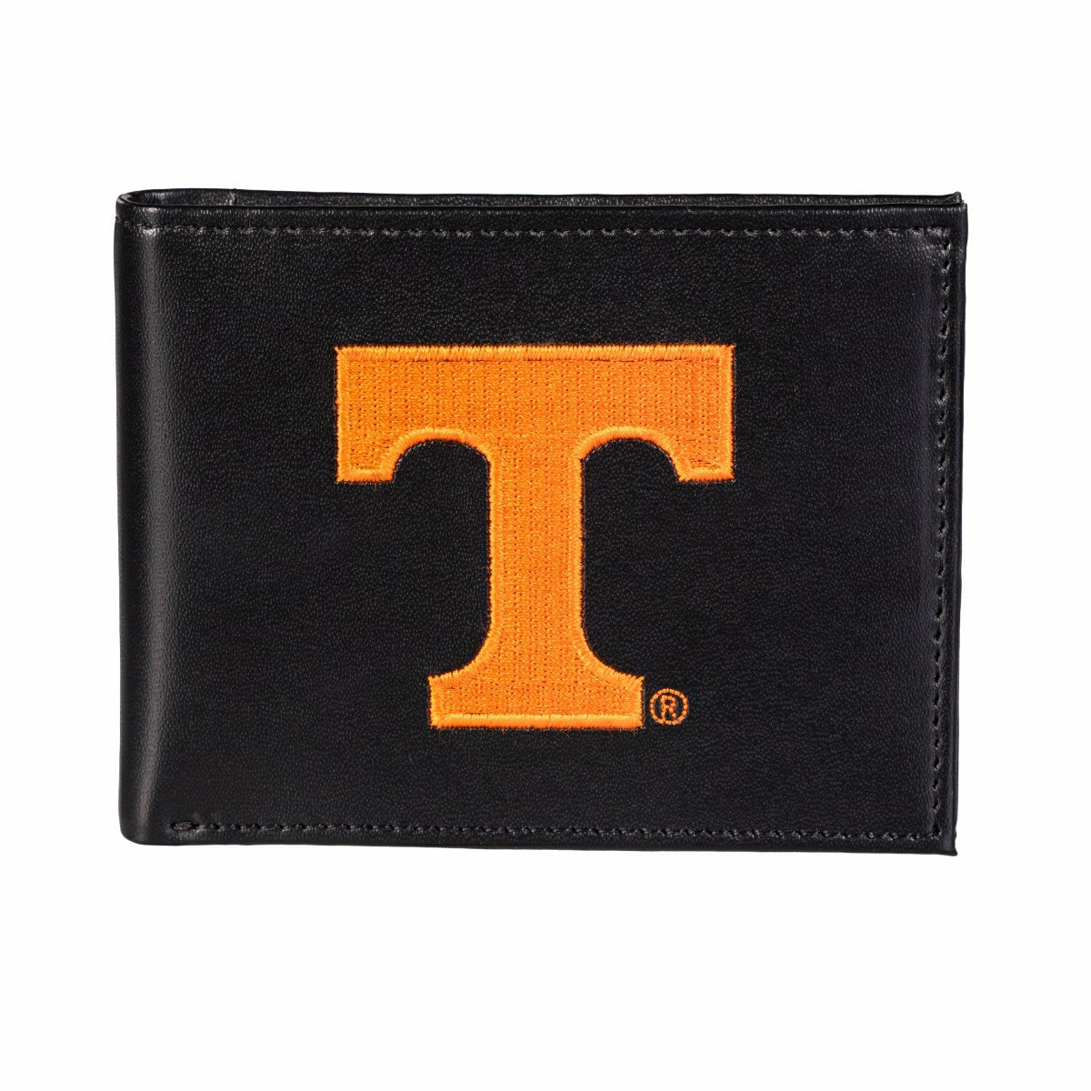 University of Tennessee Black Bi-Fold Embroidered Wallet w/ RFID Blocking, Collegiate, Home