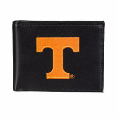 University of Tennessee Black Bi-Fold Embroidered Wallet w/ RFID Blocking, Collegiate, Home